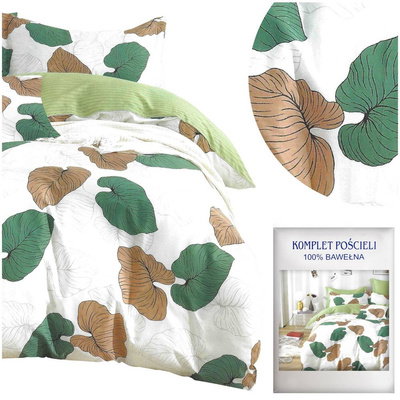 Cotton Satin Bedding No. A1424 160x200NP 3 parts