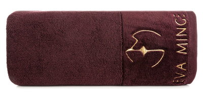 Eva Minge Gaja Bath Towel 50 x 90 Burgundy