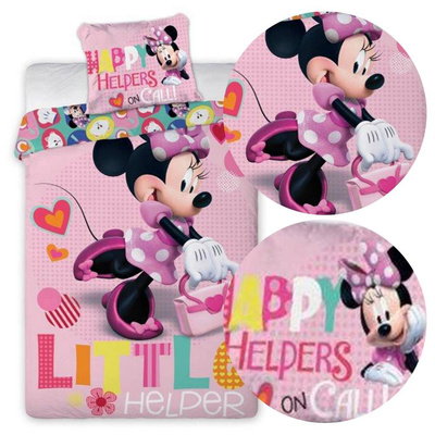 Pościel Licencyjna nr 1586 Myszka Minnie 160x200NP 2 części