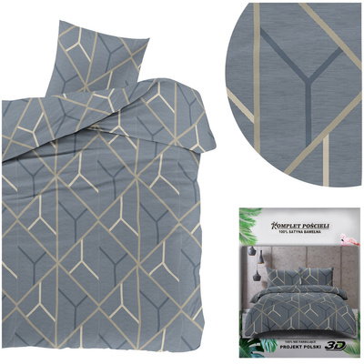 Bedding 140 x 200 2pcs Satin Maria 2690