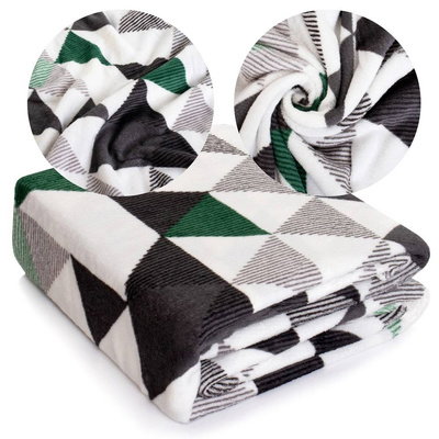 Blanket 200 x 220 Microfiber Pietro Triangles 03