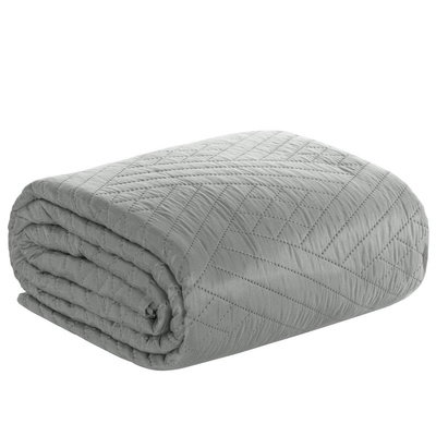 Bedspread 170 x 210 Quilted Decorative Boni1 Graphite