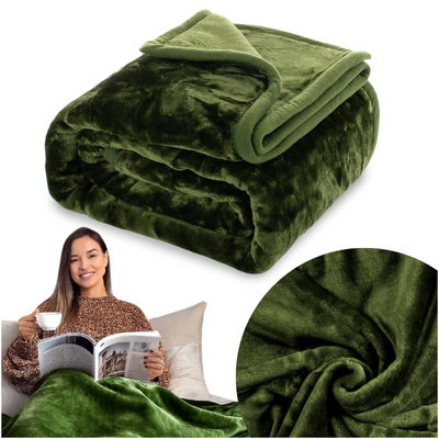 Blanket 130 x 170 Acrylic Uniform Warm Yasemin 10