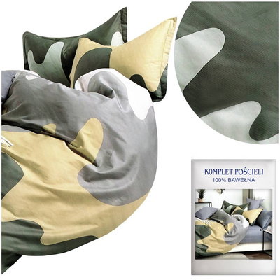 Obliečky 200 x 220 4-dielne bavlnený satén č. A1543
