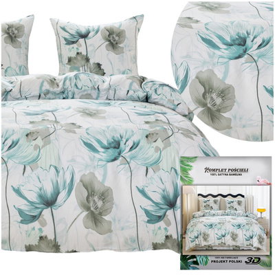 Bedding 160 x 200 3pcs Satin Maria 3054
