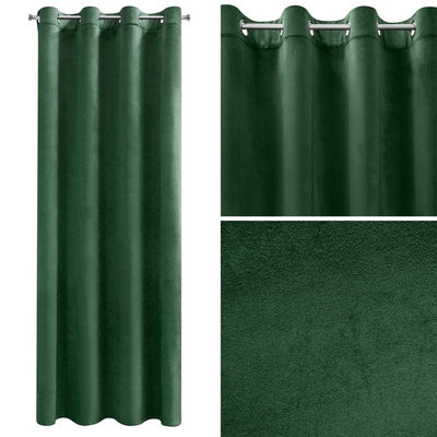 Curtain 140 x 250 Decorative Velvet Rosa C. Herb