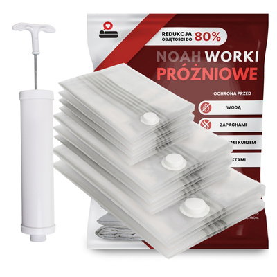 Noah 9 Piece Vacuum Bag Set + Pump
