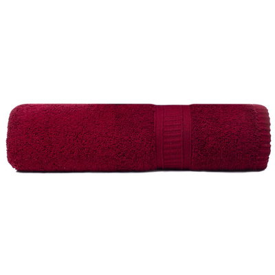 Cotton Towel 500 GSM Charlie Maroon 50x90