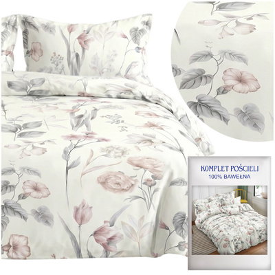 Bedding 160 x 200 3pc Satin Cotton No. A1919