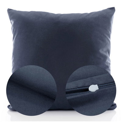 Cotton pillowcase 45 x 45 Uniform Ola Navy blue