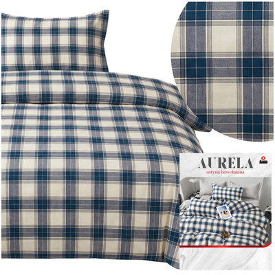 Bedding 140 x 200 2cz Satin Cotton Aurela 11