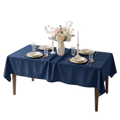 Tablecloth 140x240 Stain-resistant Surbo Navy Blue