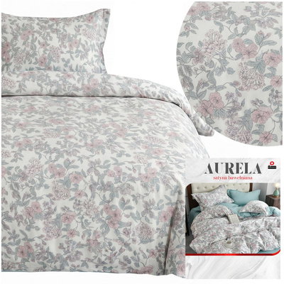 Bedding 140 x 200 2cz Satin Cotton Aurela 15
