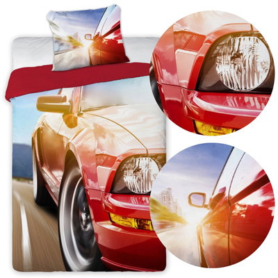 Obliečky 140 x 200 Mládežnícke Turbo 003 Auto