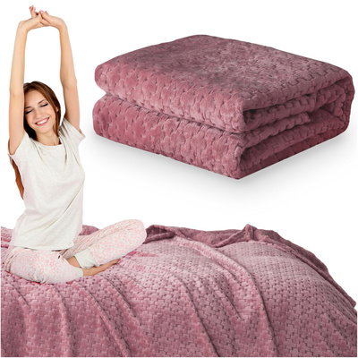 Blanket 160 x 200 Microfiber Embossed Gediz 07