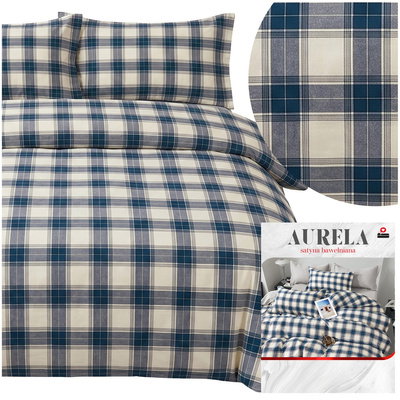 Bedding 200 x 220 3pc Satin Cotton Aurela 11