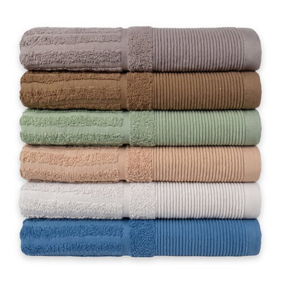 Set of 6 Towels, 50 x 100, Narcis 16 Cotton