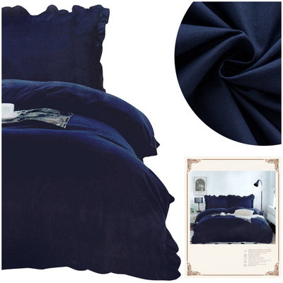 Bedding 160 x 200 3pc Satin with valance Nicola 02