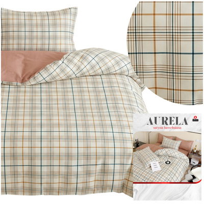 Bedding 140 x 200 2cz Satin Cotton Aurela 21