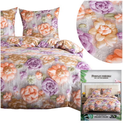 Bedding 160 x 200 3pc Satin Maria 3293