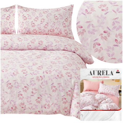 Bedding 200 x 220 3pc Satin Cotton Aurela 23