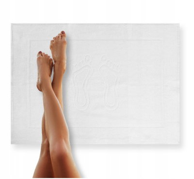 Dywanik Łazienkowy Sora 01 Biały 650 g/m2 50x70
