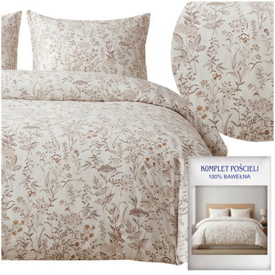 Bedding 160 x 200 3pc Satin Cotton No. A1934