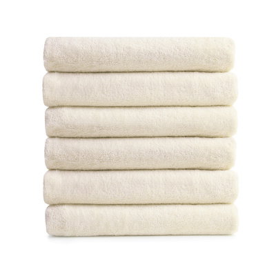 Set of towels 6pcs Tamara Cream 50x100