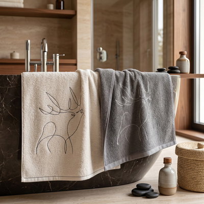 Komplet Ręczników 2szt. 70x140 Luba 18