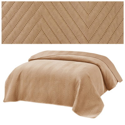 Bedspread 200 x 220 Embossed Velour Marieta 07