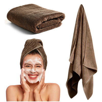 Uterák Otto 70 x 140 400 g/m2 Bavlnený Hnedý