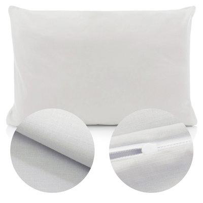 Cotton pillowcase 50 x 80 Uniform Ola Grey Grey
