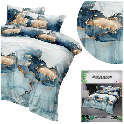 Bedding 160 x 200 3pc Satin Maria 2340