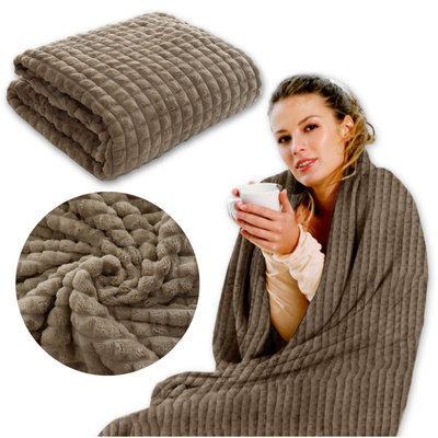 Blanket 200 x 220 Microfiber Stamped Larissa 01