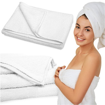 Hotel Towel 70 x 140 Aqua 01 500 g/m2 White