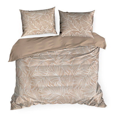 160 x 200 3-piece Cotton Satin Bedding Set "Spring 81"
