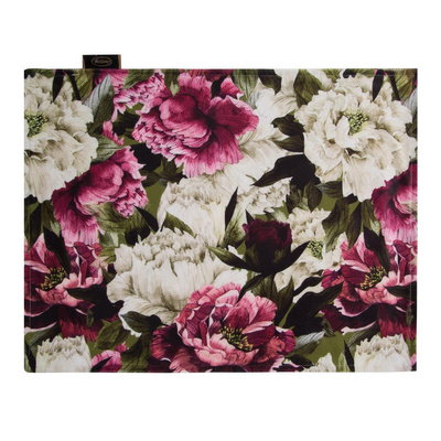 30 x 40 4pc Decorative Velvet3 Napkin Olive+Pink