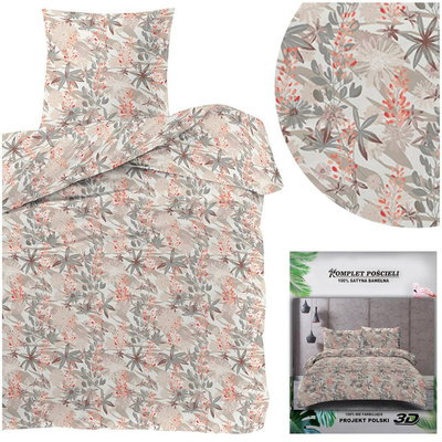 Bedding 140 x 200 2cz Satin Maria 2542