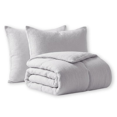 Bedding 160 x 200 3pc Muslin Cotton Velia 07