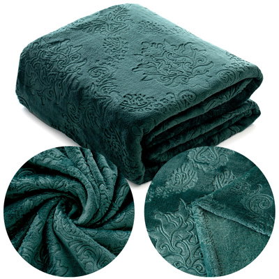 Clemente 01 Embossed Microfiber Blanket 160 x 200