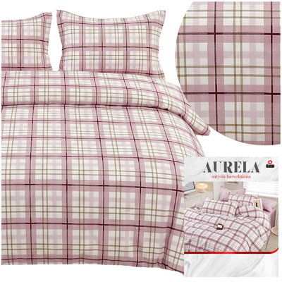 Bedding 200 x 220 3pc Satin Cotton Aurela 13