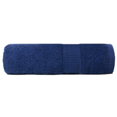 Cotton Towel 500 GSM Charlie Navy Blue 50x90