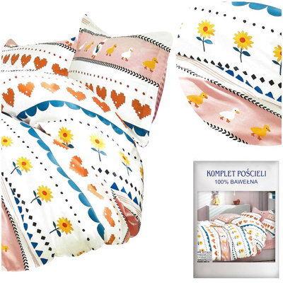 Cotton Satin Bedding No. A1401 160x200NP 3 parts