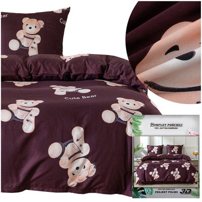 Bedding 140 x 200 2cz Satin Maria 3473