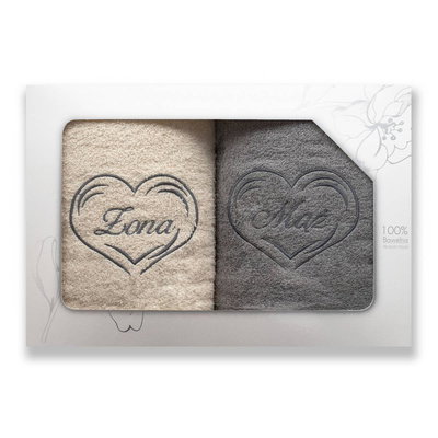 Towel Set 2pcs. 50x100 Carol 26