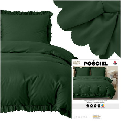 Bedding set 140 x 200 2 pcs with Ruffle Luxury Jowita 05