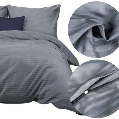 Bedding 200 x 220 3pc Satin Exclusive Cizgili 1