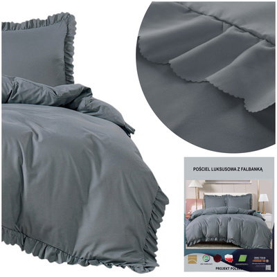 Bedding 220 x 200 3pc with valance Jowita 08