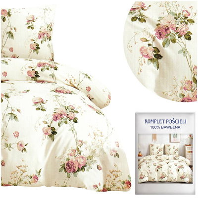 Bedding 160 x 200 3pc Satin Cotton No. A1619