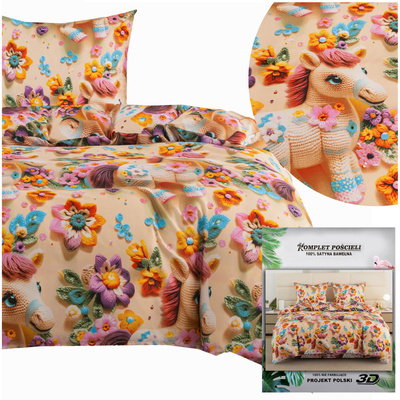 Bedding 140 x 200 2cz Satin Maria 3299